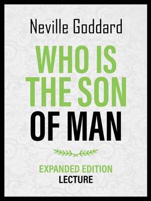 cover image of Who Is the Son of Man--Expanded Edition Lecture